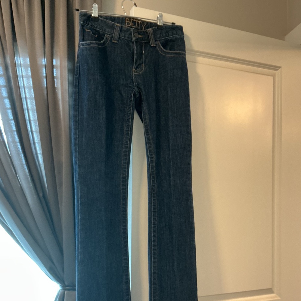 Kimes Ranch Blue Flare Wide Leg Jeans